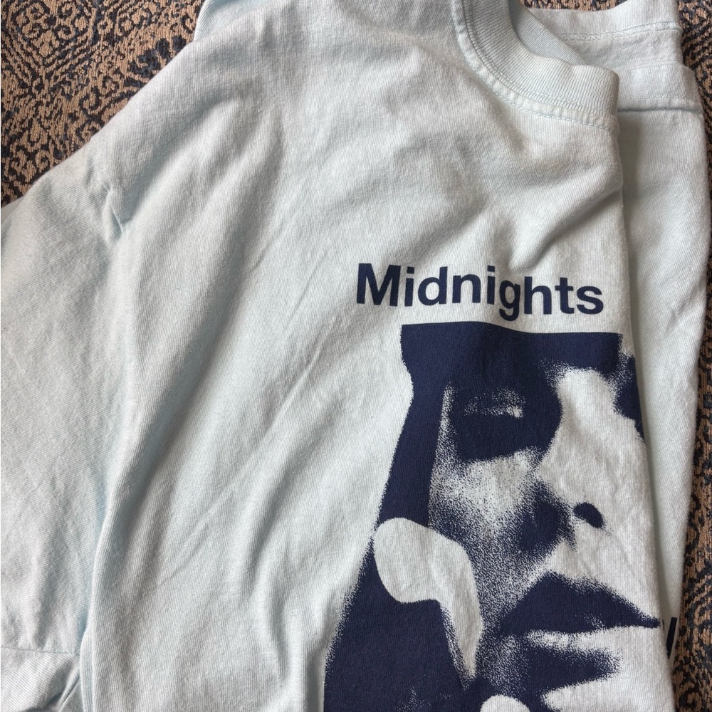 Midnights Graphic Men's Shirt - Light Blue